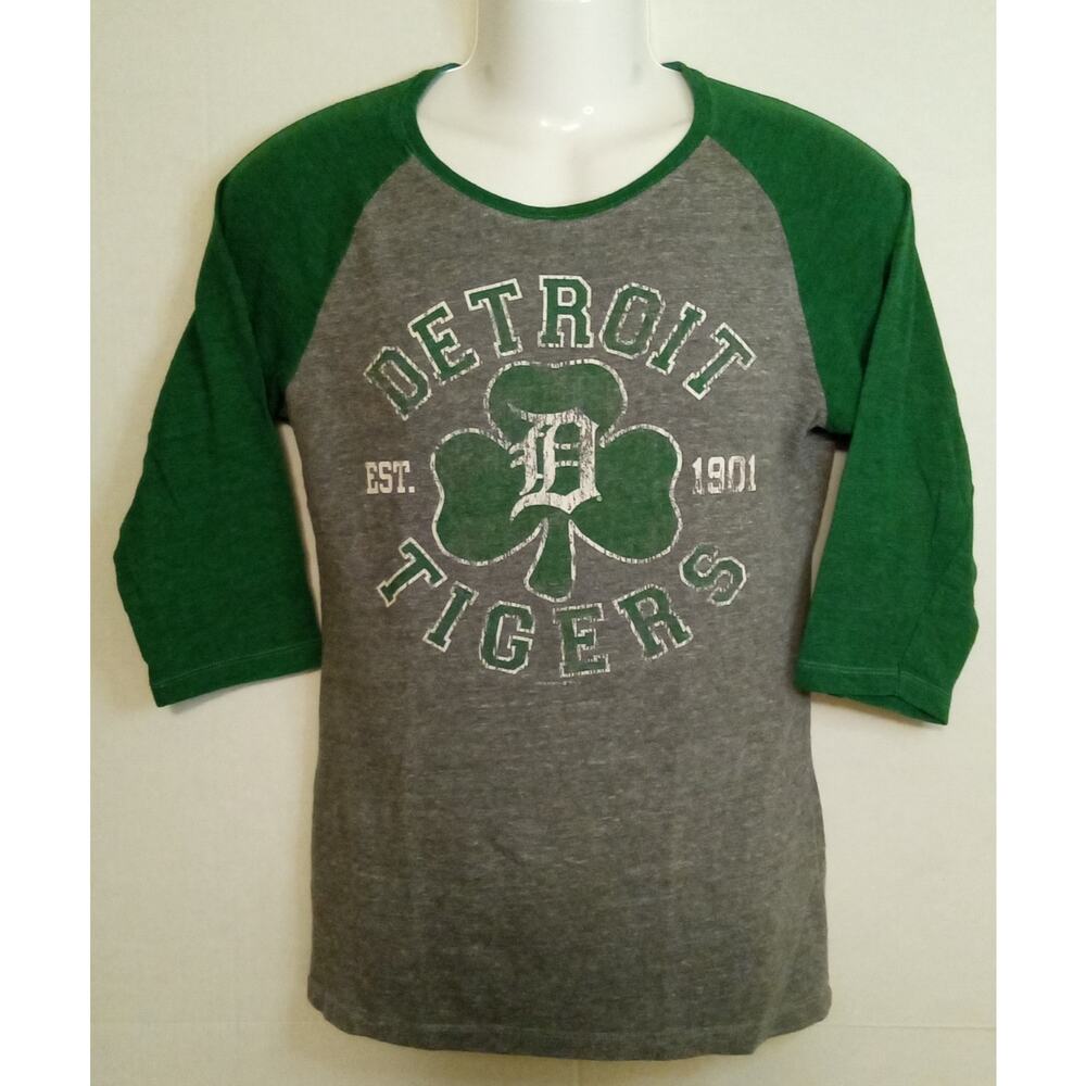 Detroit Tigers 3/4 Sleeve Shirt Women XL